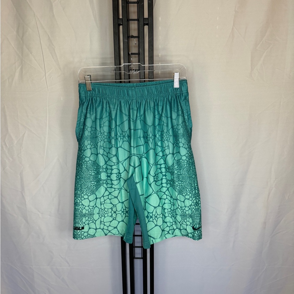 Nike Kids Aqua Patterned Shorts